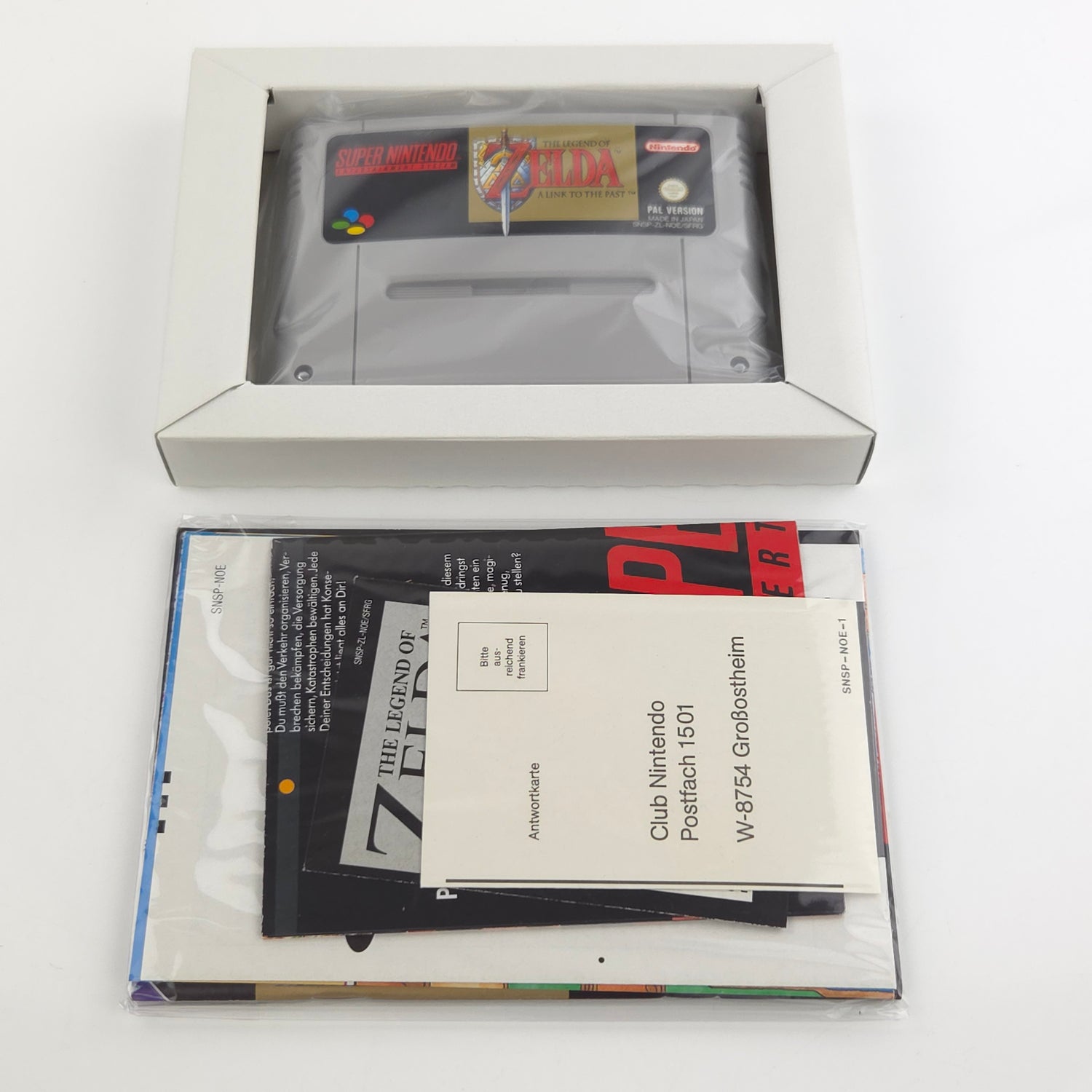 Super Nintendo Spiel : The Legend of Zelda a link to the Past + Berater SNES OVP