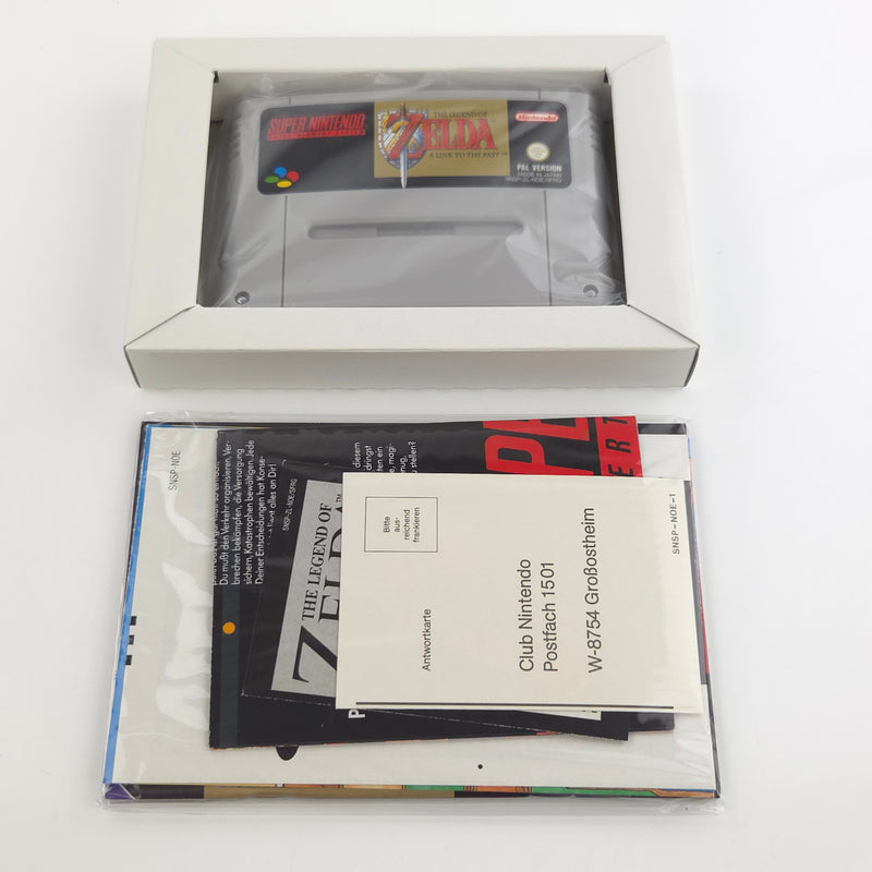 Super Nintendo Spiel : The Legend of Zelda a link to the Past + Berater SNES OVP