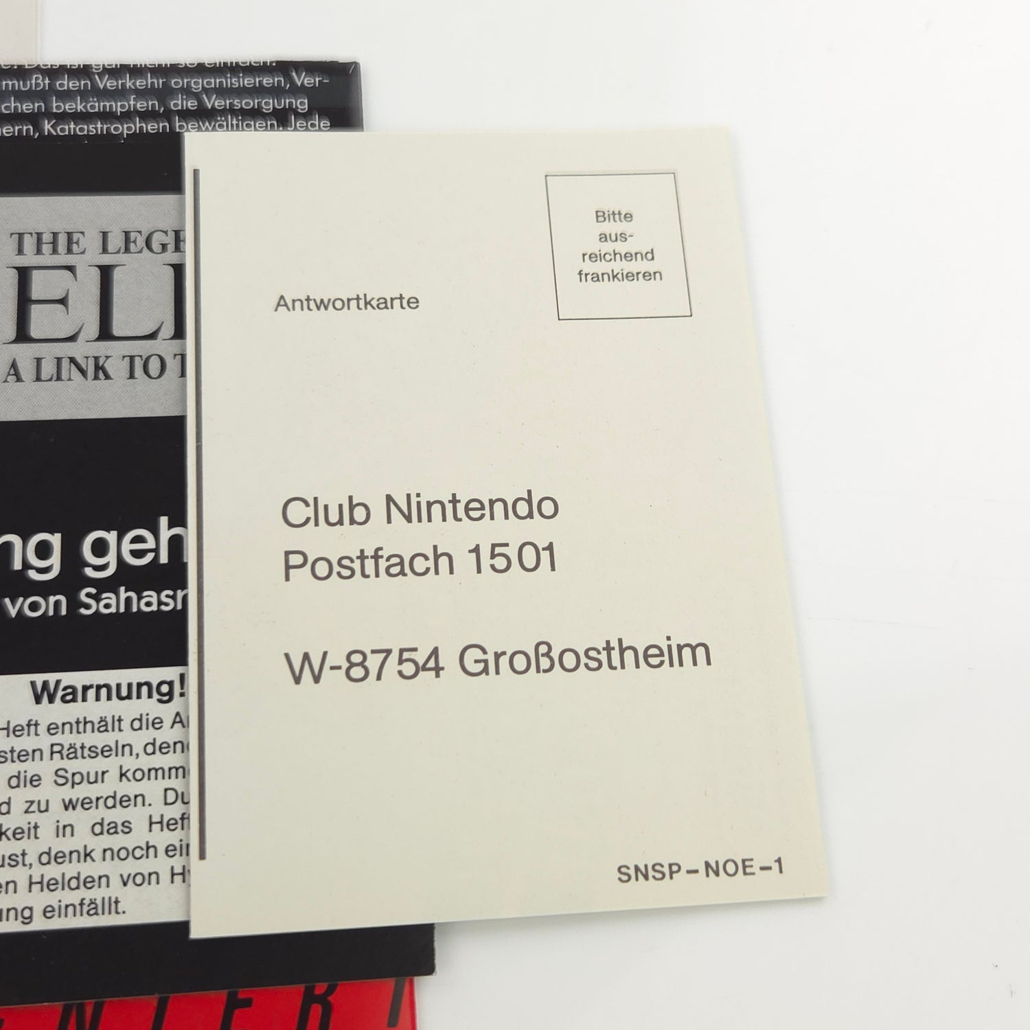 Super Nintendo Spiel : The Legend of Zelda a link to the Past + Berater SNES OVP