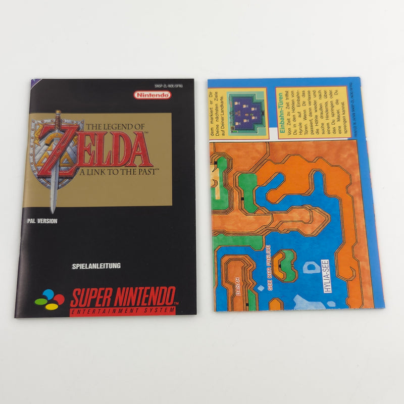 Super Nintendo Spiel : The Legend of Zelda a link to the Past + Berater SNES OVP