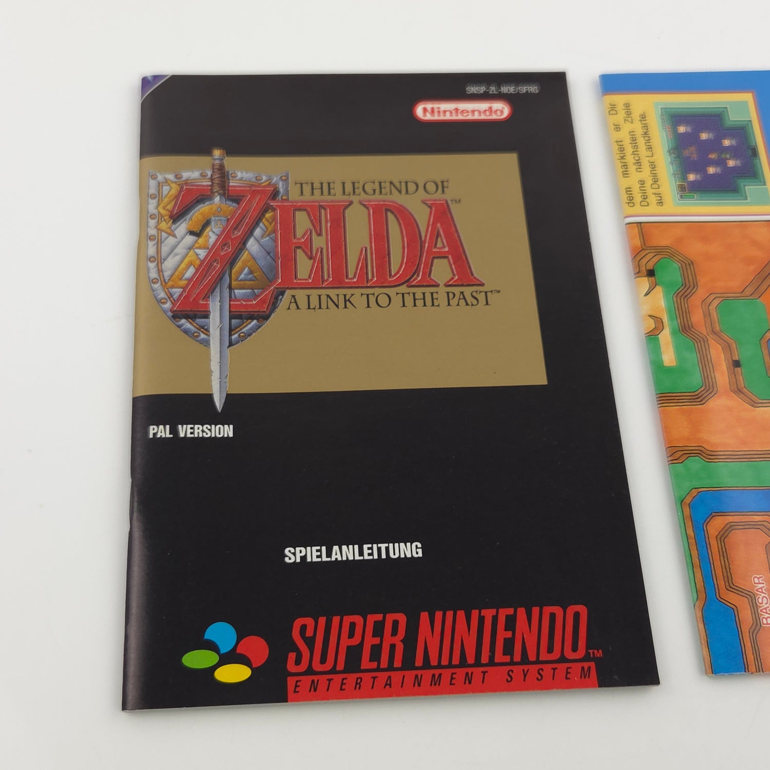 Super Nintendo Spiel : The Legend of Zelda a link to the Past + Berater SNES OVP