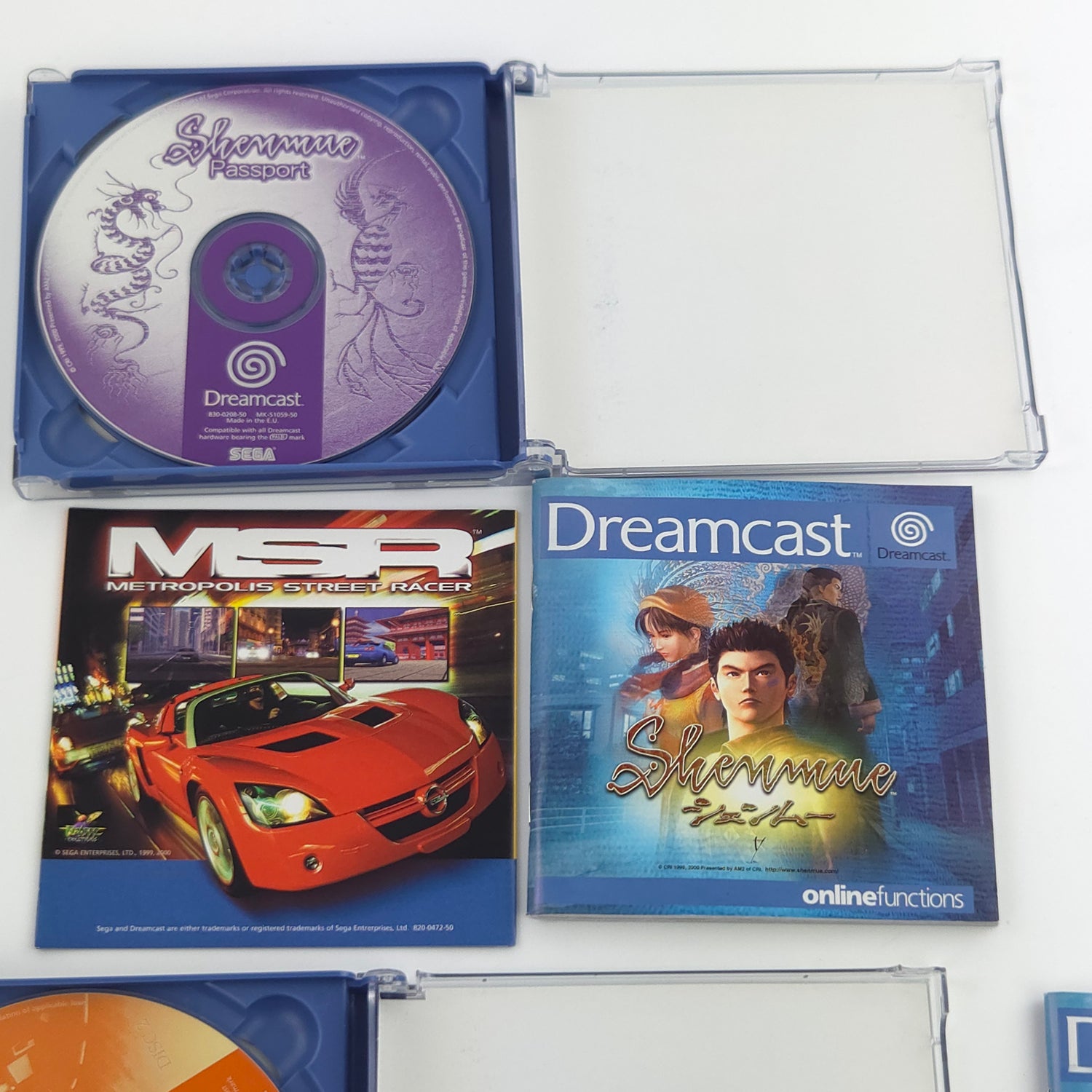 Sega Dreamcast Spiel : Shenmue - CD Anleitung OVP Box Pappschuber / DC PAL