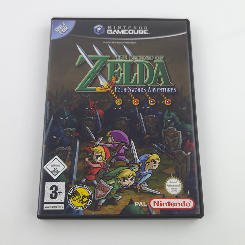 Nintendo Gamecube Spiel : The Legend of Zelda Four Swords Adventures - OVP PAL