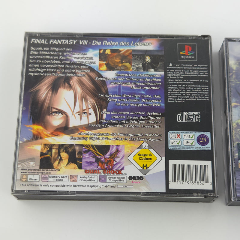 Sony Playstation 1 Spiele Bundle : Final Fantasy VIII & IX - PS1 SET OVP FF