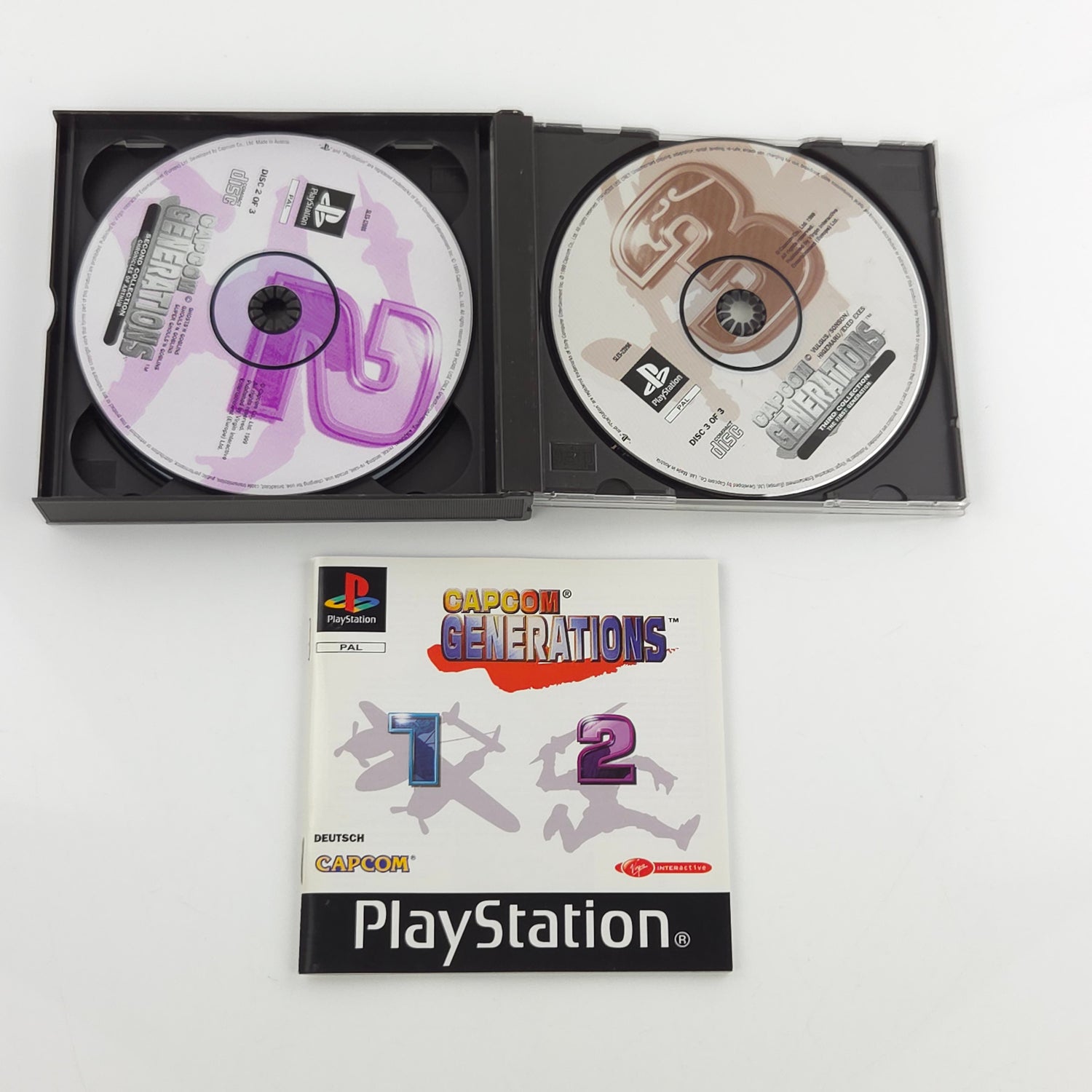 Sony Playstation 1 Spiel : Capcom Generations 1-3 - PS1 PSone CD Anleitung OVP