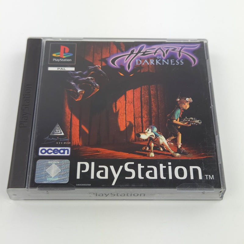 Sony Playstation 1 Spiel : Heart of Darkness + 3D Brille - PS1 PSone / PAL OVP