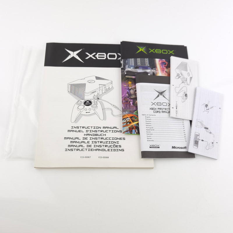 Xbox Classic Set - Xbox Konsole , 2 Controller, Handbücher & Anschlusskabel