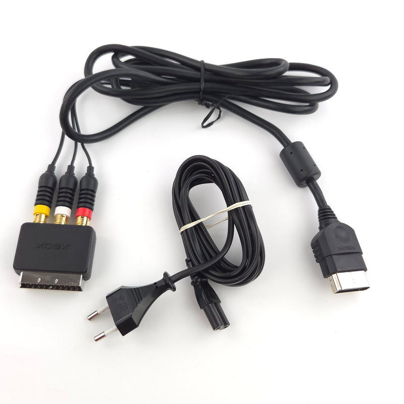 Xbox Classic Set - Xbox Konsole , 2 Controller, Handbücher & Anschlusskabel