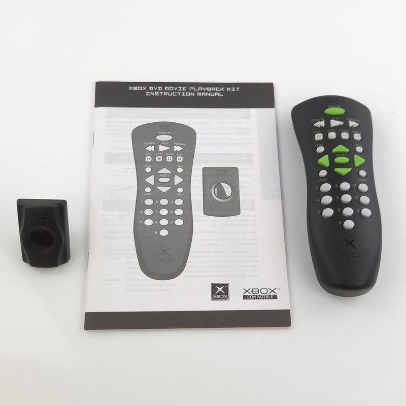 Xbox Classic Zubehör : Original DVD Movie Player Kit Fernbedienung + Adapter