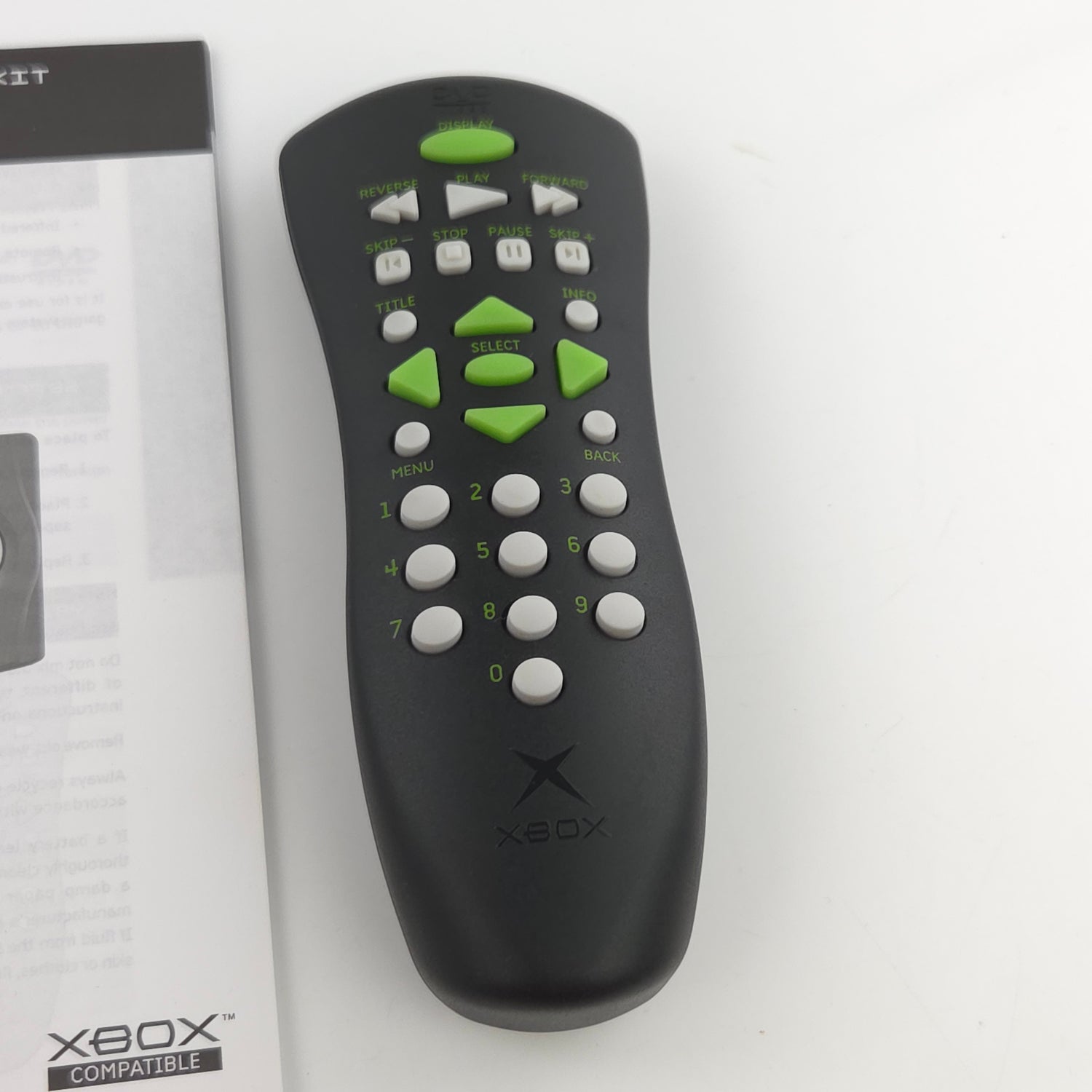 Xbox Classic Zubehör : Original DVD Movie Player Kit Fernbedienung + Adapter