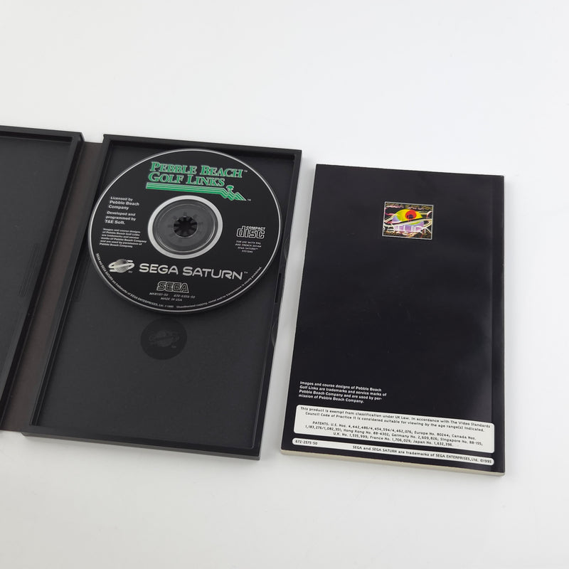 Sega Saturn Spiel : Pebble Beach Golf Links - CD Anleitung OVP PAL Disk