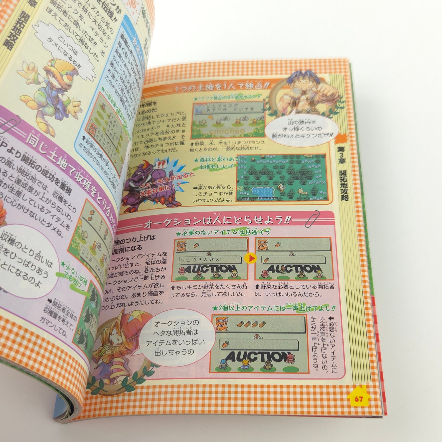 Wonder Swan : Chocobo New Frontier Development Report Japnese Game Book JAPAN