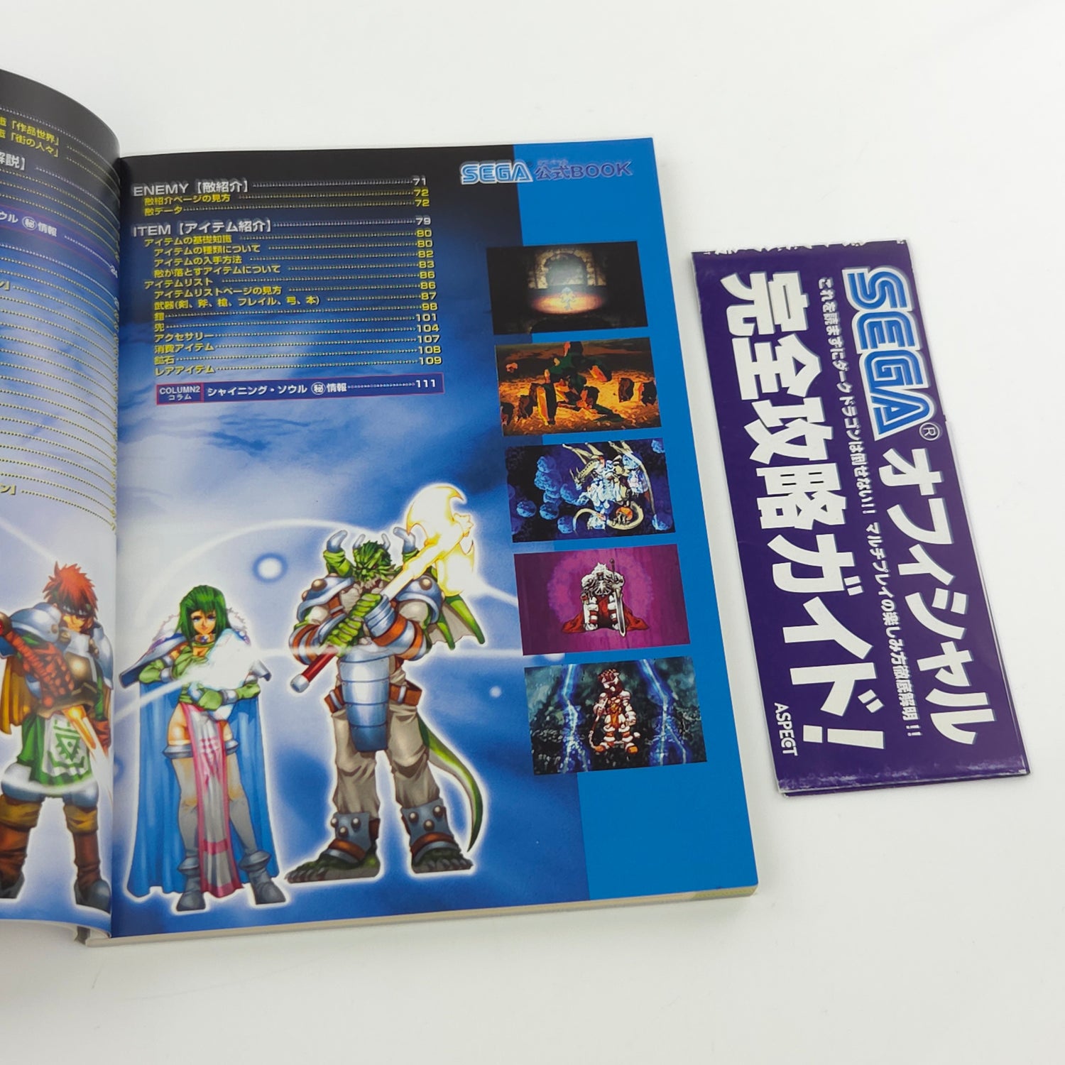 Nintendo Gameboy Advance Spieleberater : Shining Soul - JAPAN Guide Book SEGA
