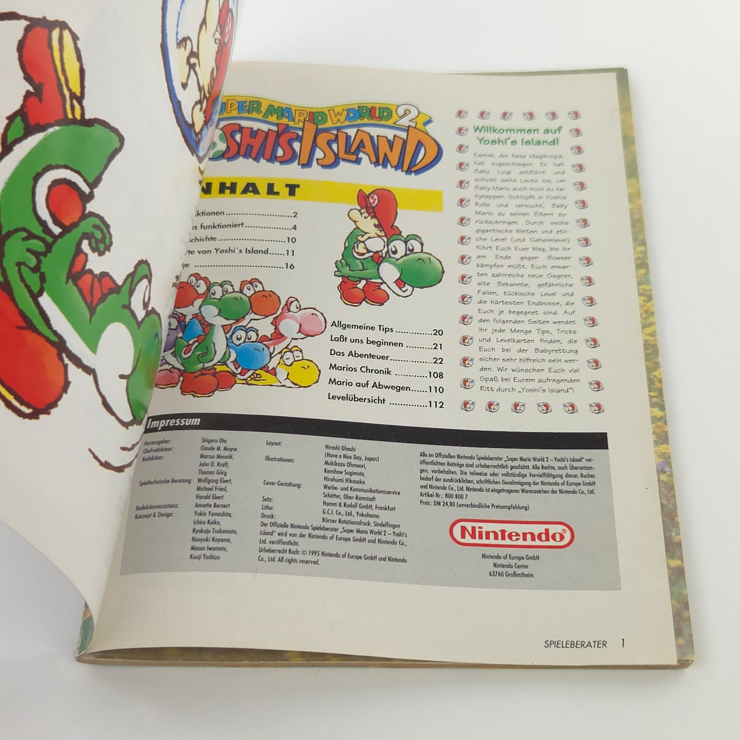 Super Nintendo Spieleberater : Super Mario World 2 Yoshis Island - SNES Guide