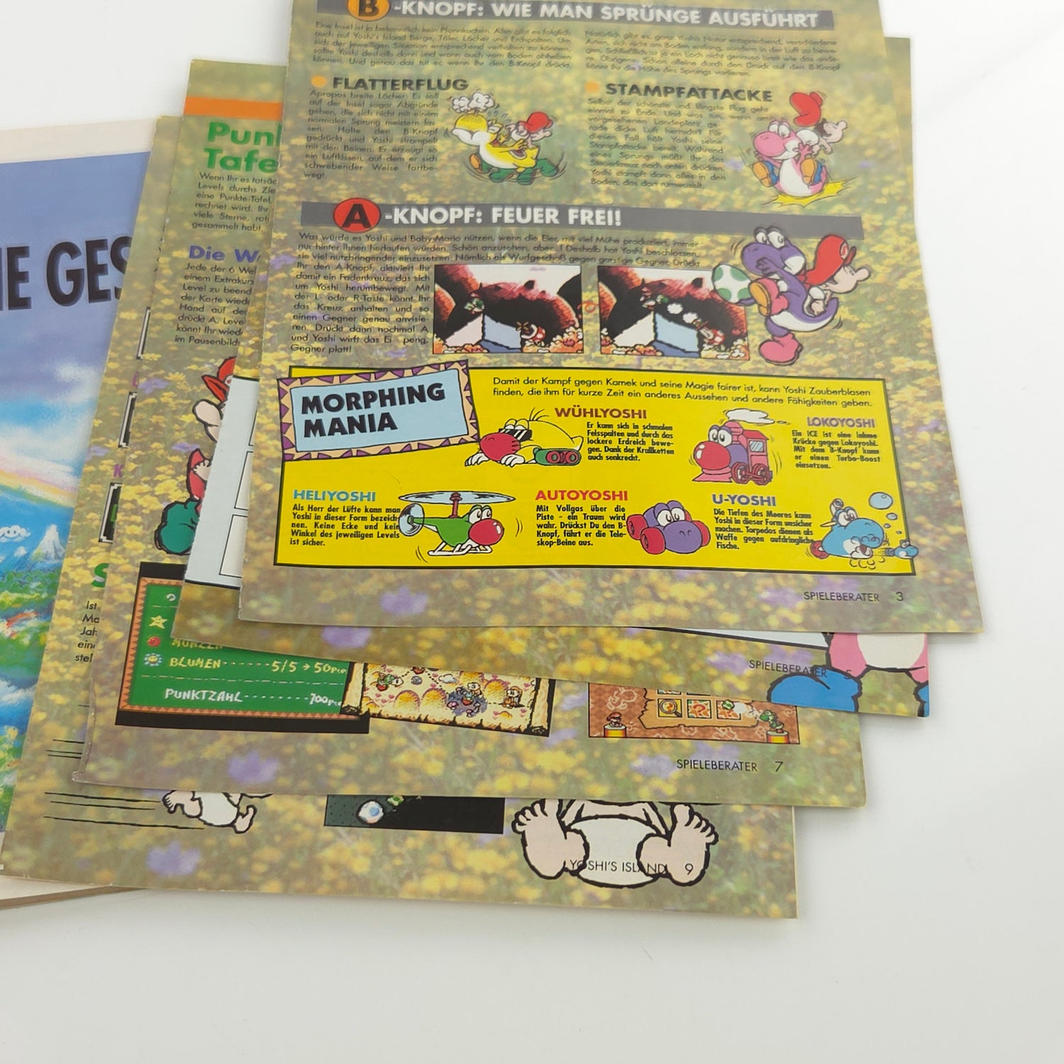 Super Nintendo Spieleberater : Super Mario World 2 Yoshis Island - SNES Guide