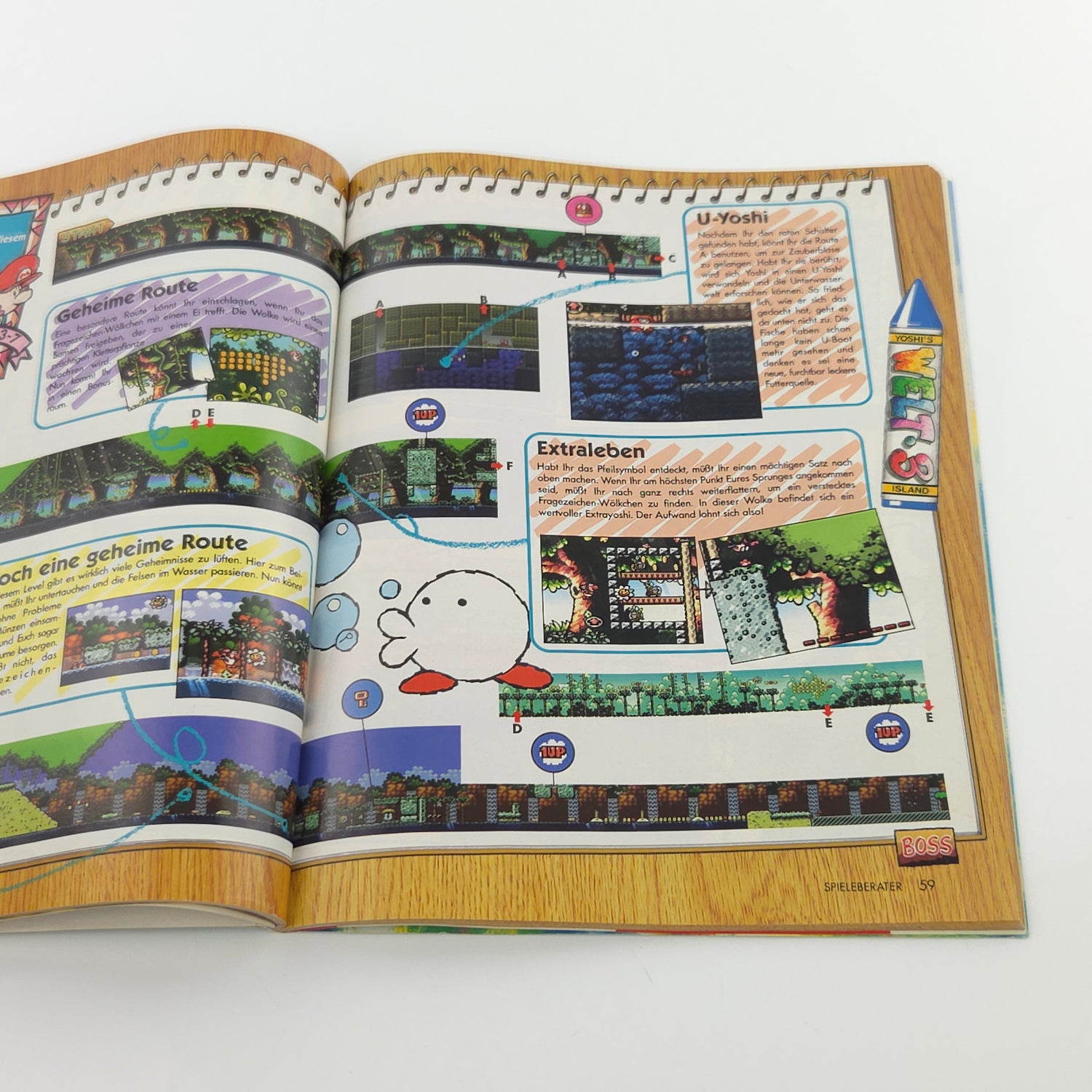 Super Nintendo Spieleberater : Super Mario World 2 Yoshis Island - SNES Guide
