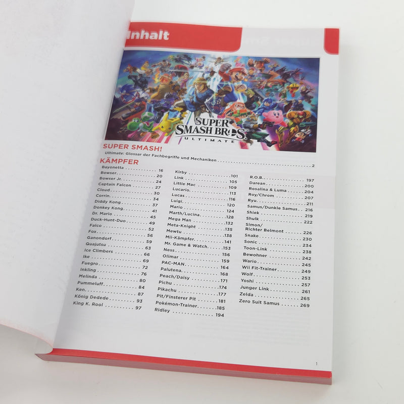 Super Smash Bros Ultimate Spieleberater - Nintendo Switch Guide Book DE