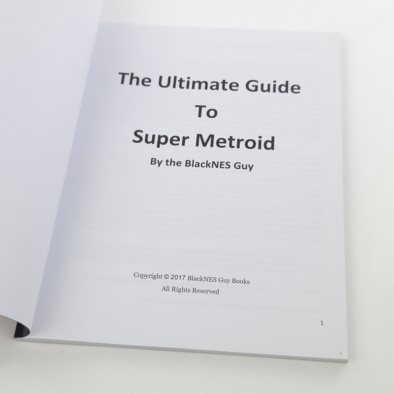 Super Metroid - The Ultimate Guide By the BlackNES Guy / SNES Lösungsbuch [EN]