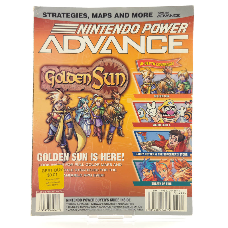 Nintendo Gameboy Advance Spieleberater : Golden Sun - Nintendo POWER Guide Book