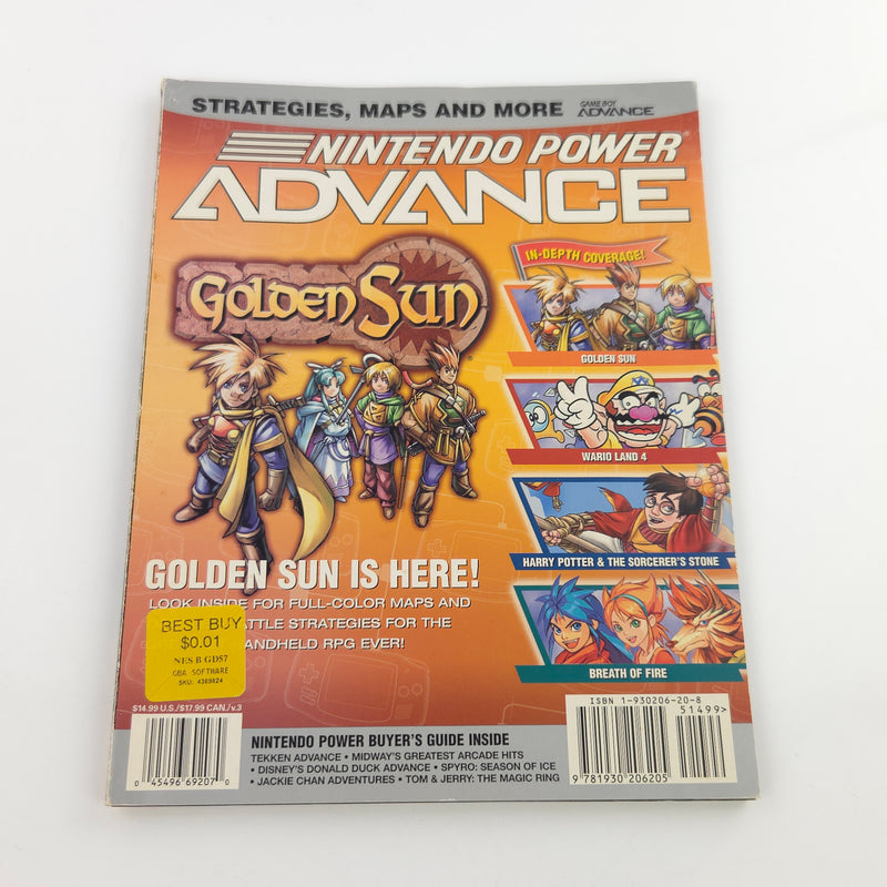 Nintendo Gameboy Advance Spieleberater : Golden Sun - Nintendo POWER Guide Book