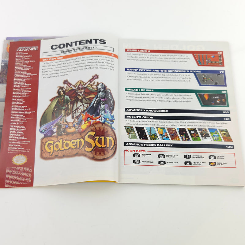 Nintendo Gameboy Advance Spieleberater : Golden Sun - Nintendo POWER Guide Book