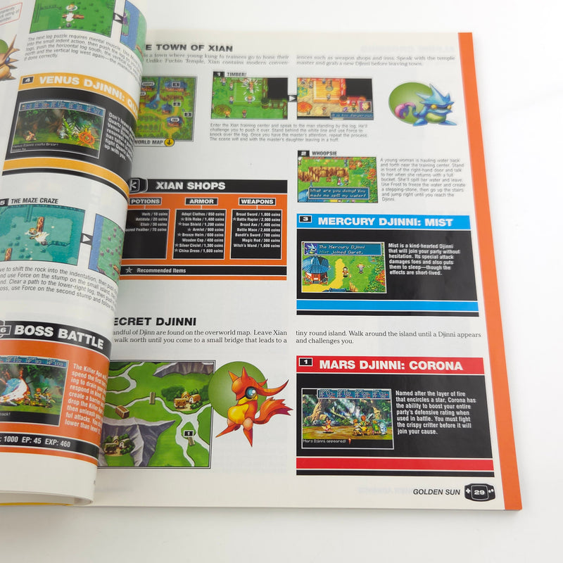 Nintendo Gameboy Advance Spieleberater : Golden Sun - Nintendo POWER Guide Book