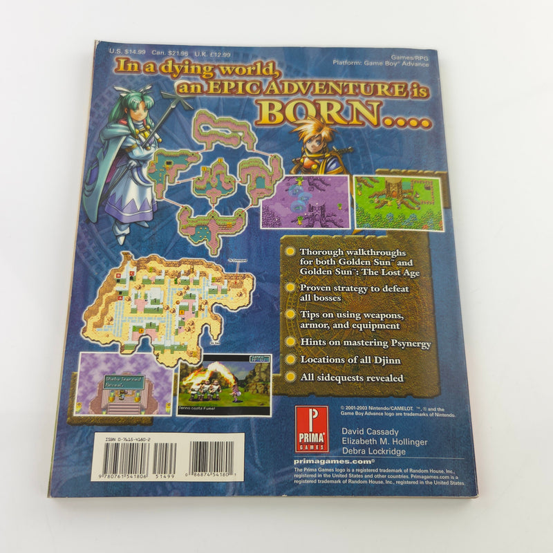 Nintendo Gameboy Advance Spieleberater : Golden Sun & GS The Lost Ages - GUIDE