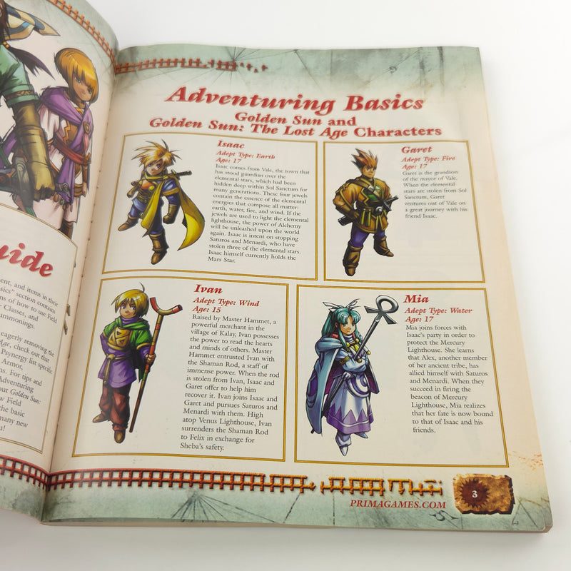 Nintendo Gameboy Advance Spieleberater : Golden Sun & GS The Lost Ages - GUIDE