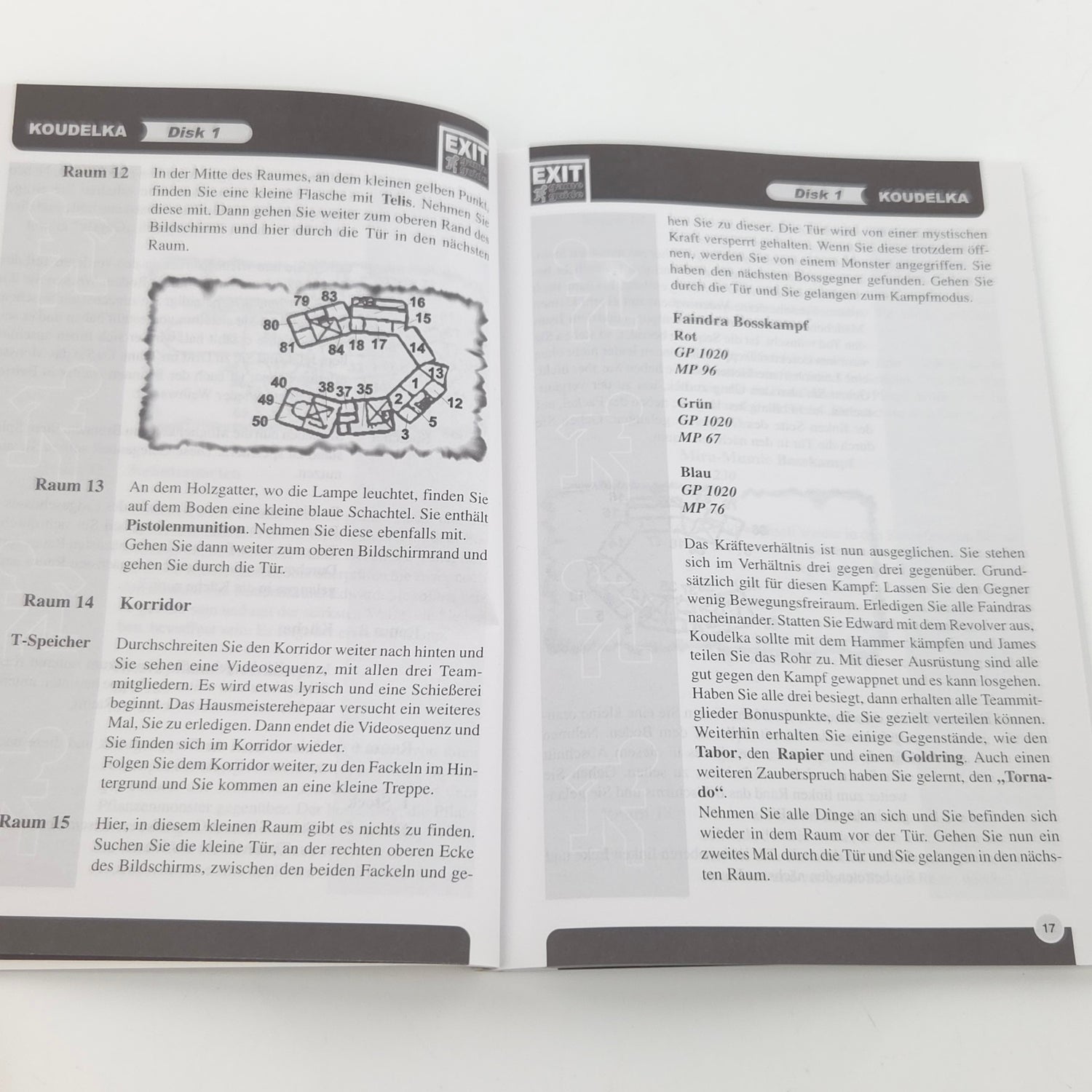Playstation 1 Spieleberater : Koudelka - Exit Game Guide PS1 Lösungsheft
