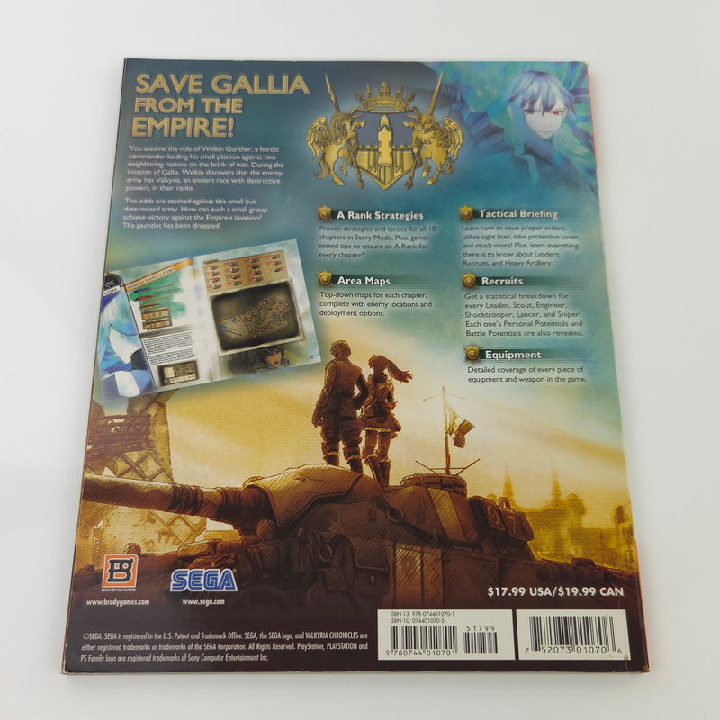 Valkyria Chronicles Bradygames Strategy Guide - Playstation 3 PS3 Lösungsbuch