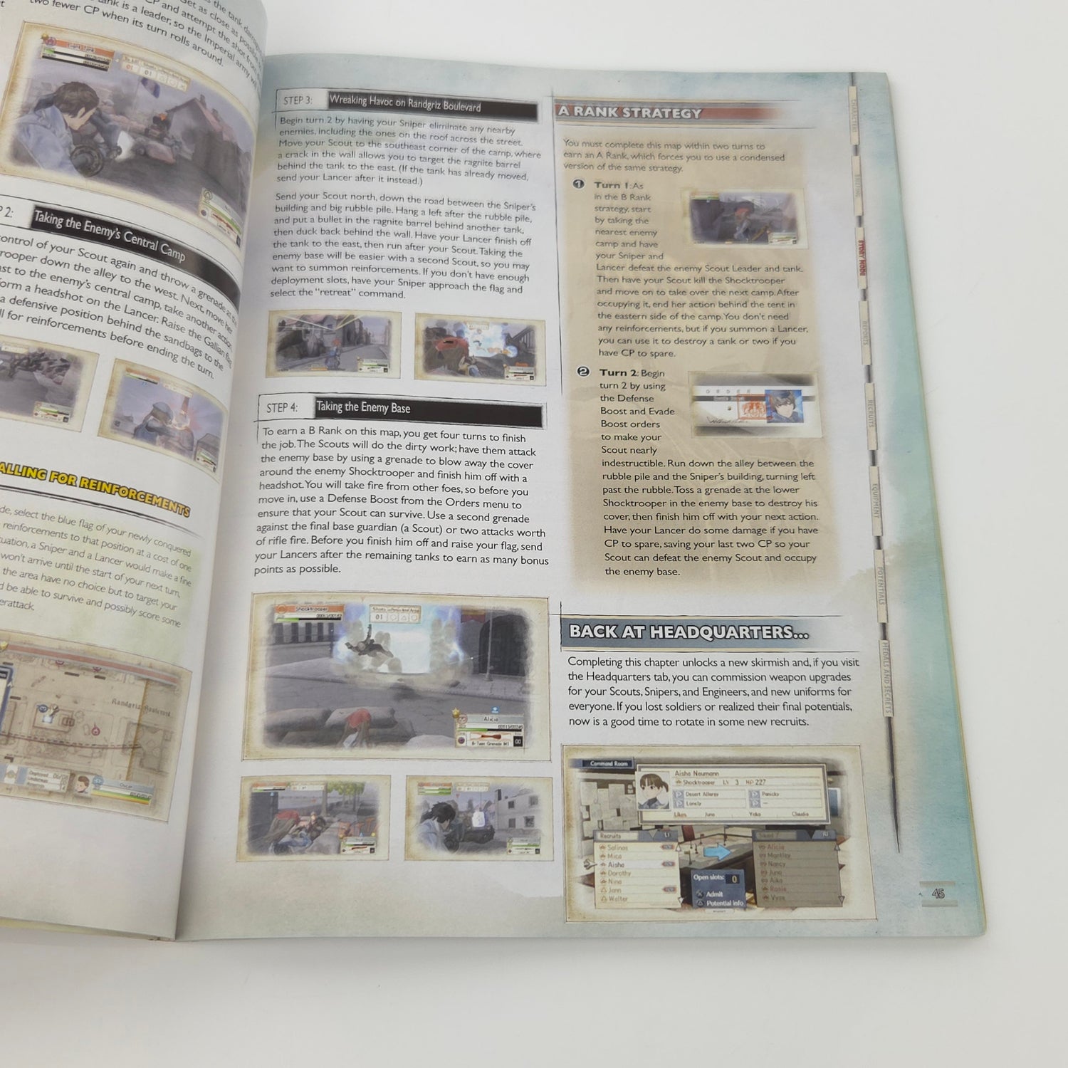 Valkyria Chronicles Bradygames Strategy Guide - Playstation 3 PS3 Lösungsbuch