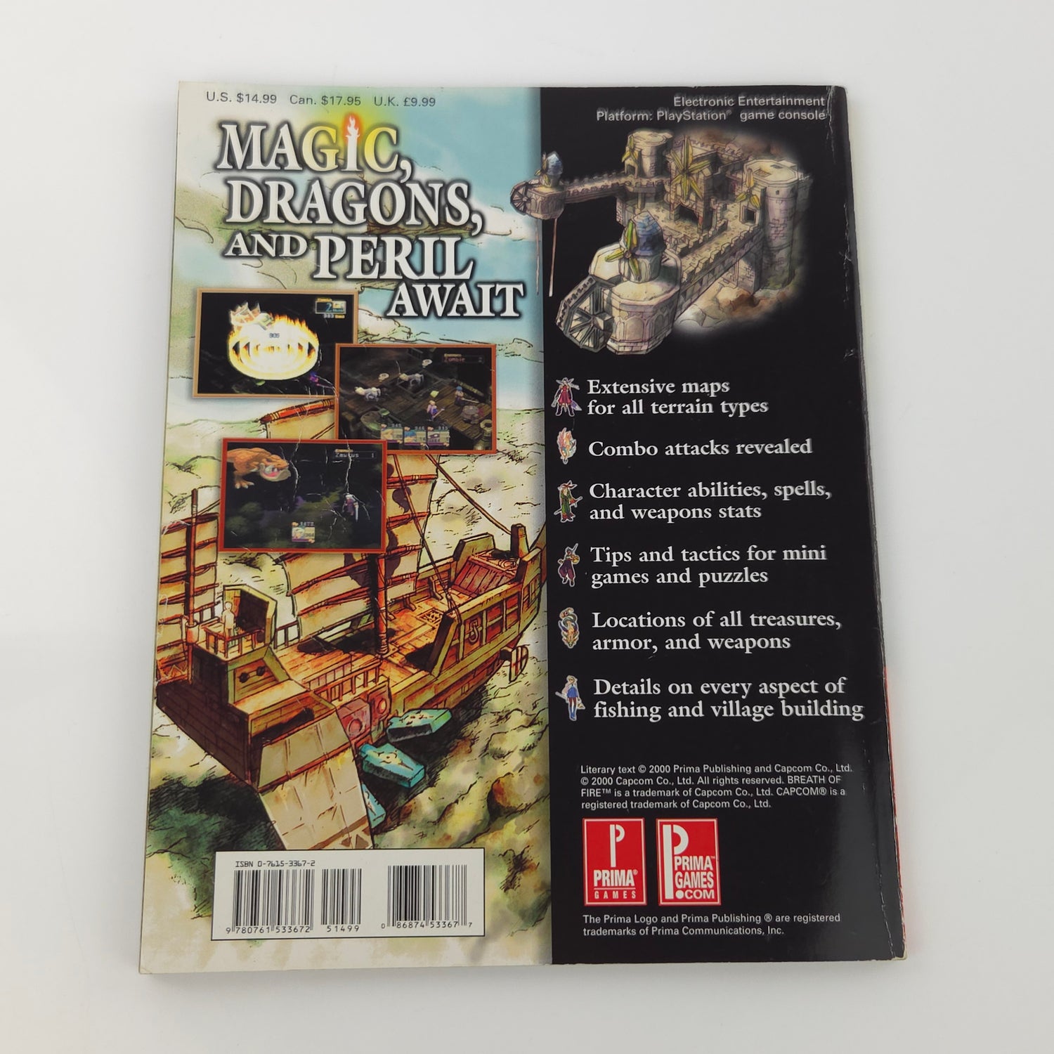 Breath of Fire IV Prima´s Strategy Guide - PS1 Playstation 1 Lösungsbuch