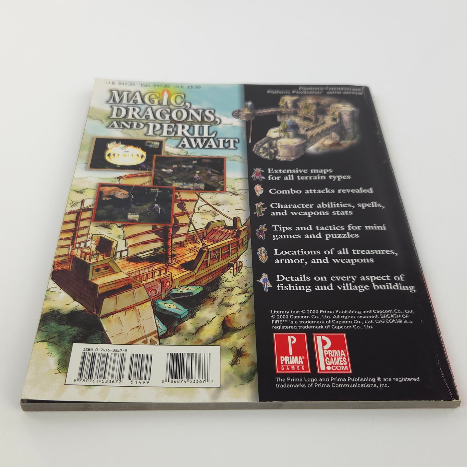Breath of Fire IV Prima´s Strategy Guide - PS1 Playstation 1 Lösungsbuch
