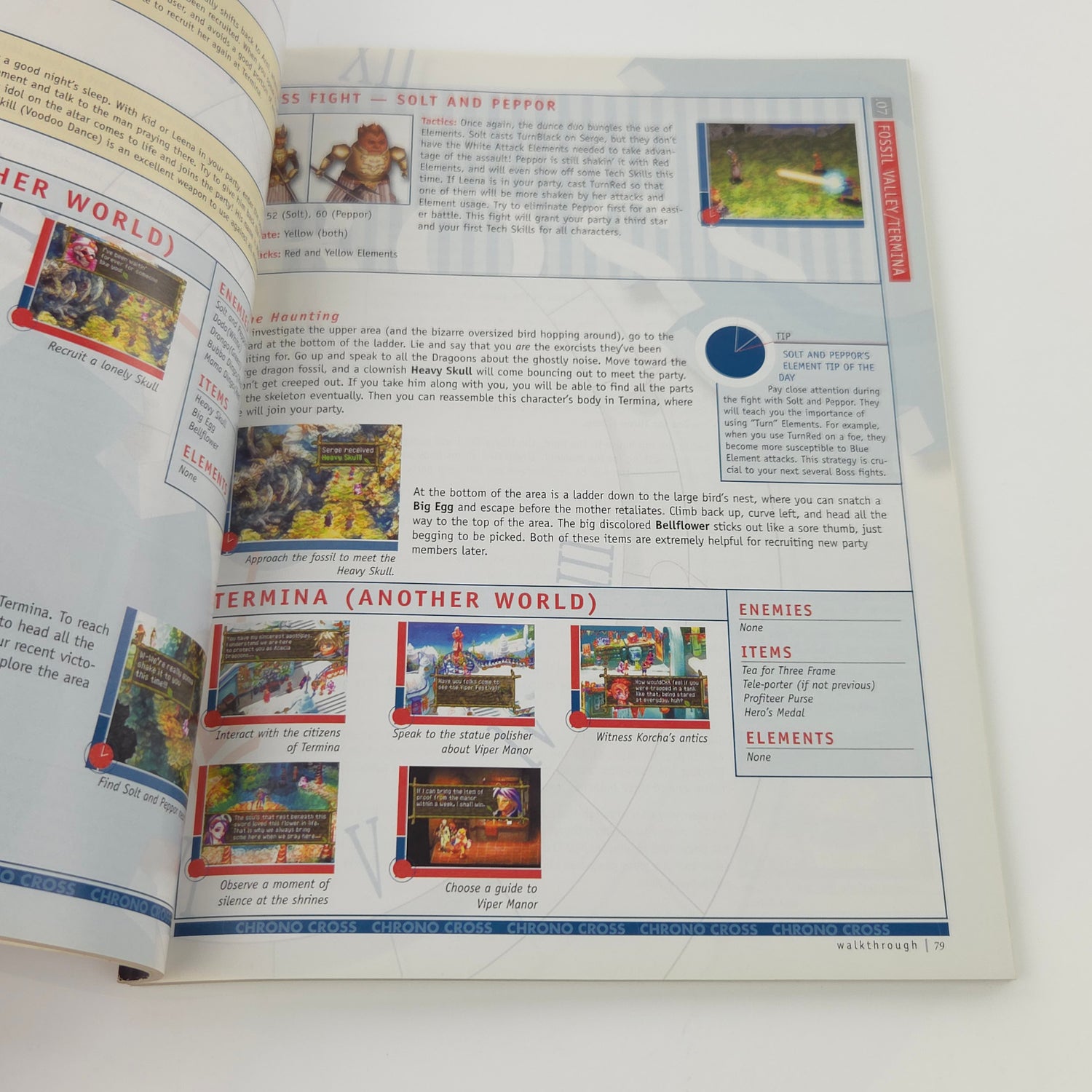 Chrono Chross Bradygames Strategy Guide - PS1 Playstation 1 Lösungsbuch