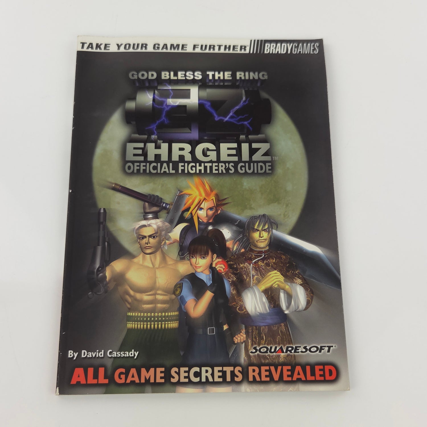 God Bless the Ring Ehrgeiz Bradygames Strategy Guide - PS1 Playstation 1