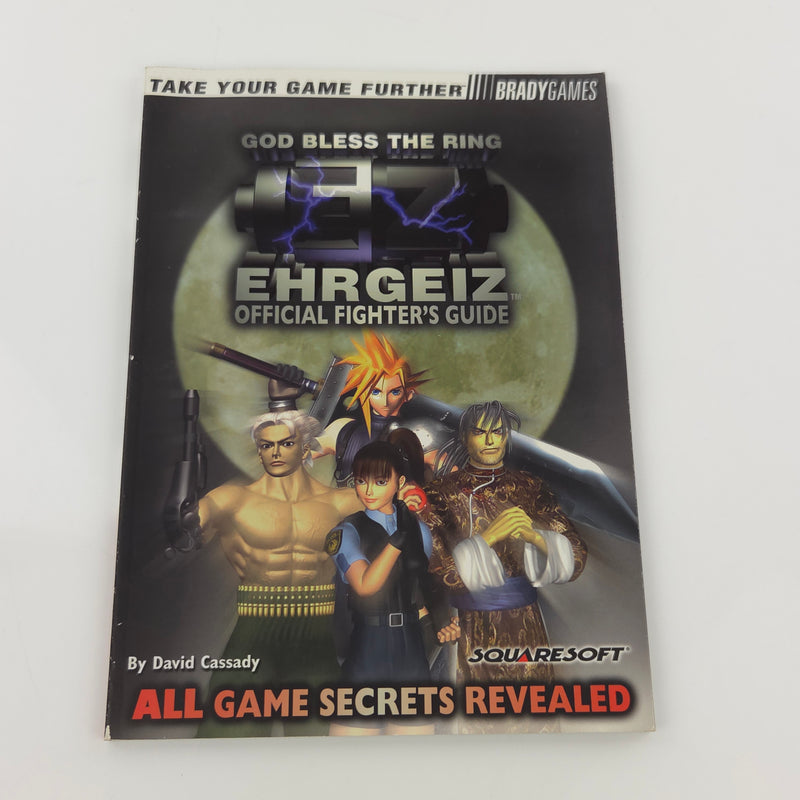 God Bless the Ring Ehrgeiz Bradygames Strategy Guide - PS1 Playstation 1