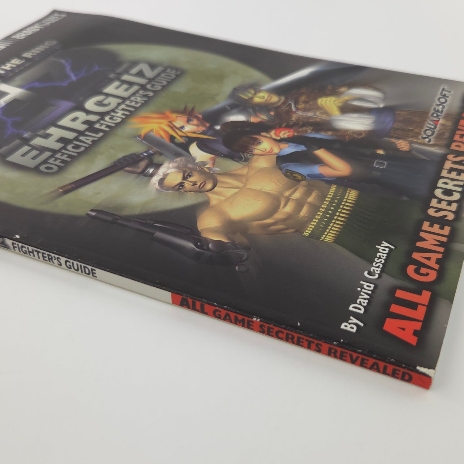 God Bless the Ring Ehrgeiz Bradygames Strategy Guide - PS1 Playstation 1