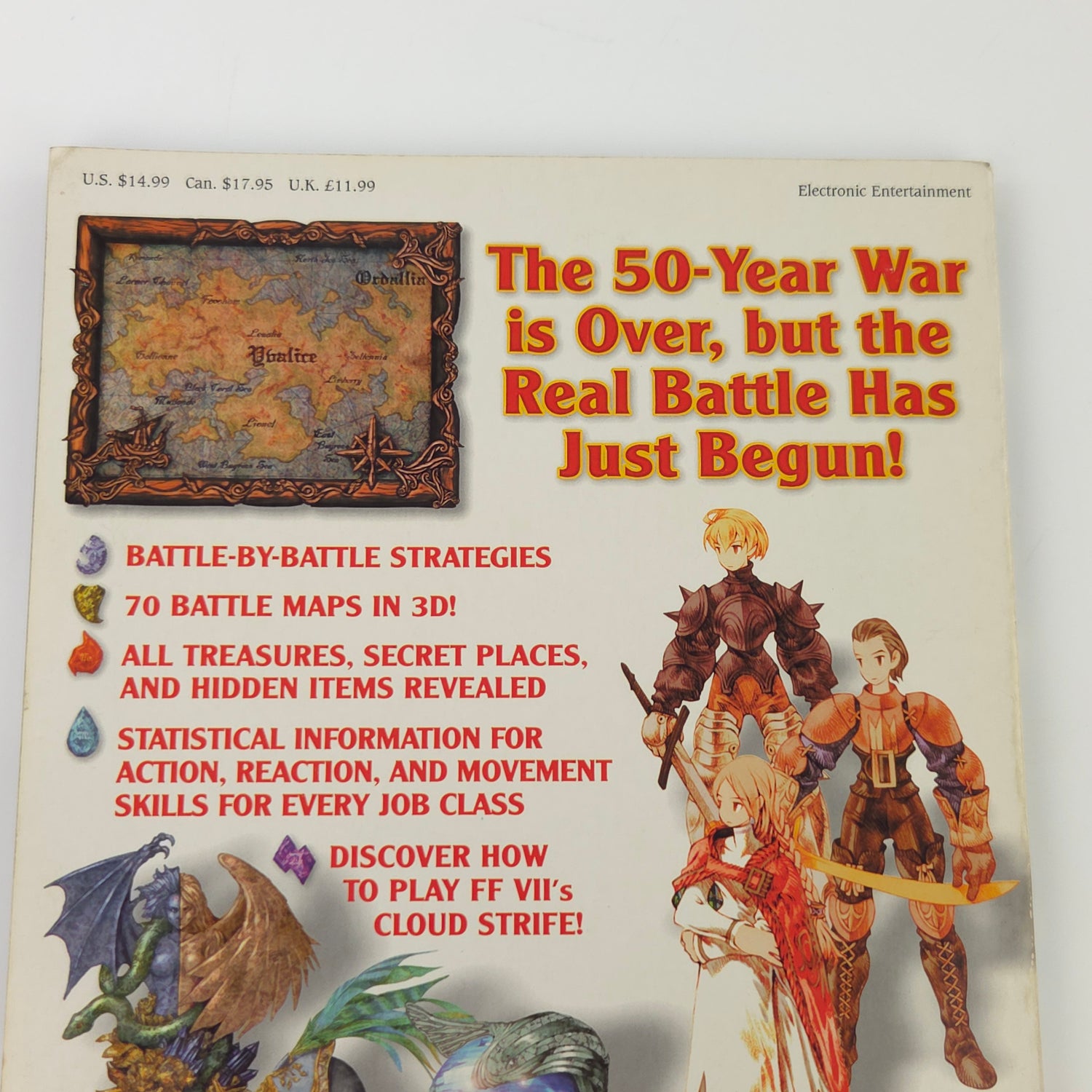 Final Fantasy Tactics Prima´s Strategy Guide - PS1 Playstation 1 Lösungsbuch