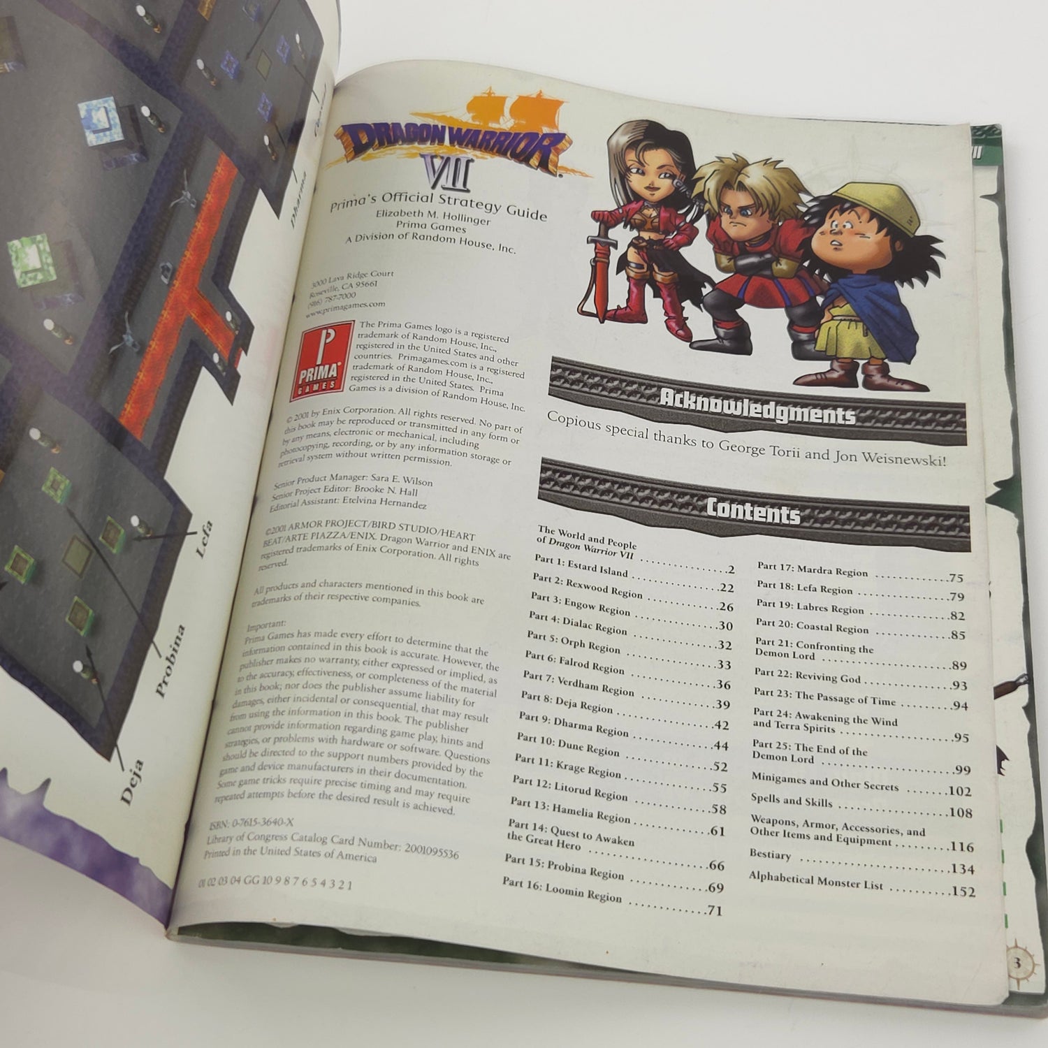 Dragon Warrior VII Prima´s Strategy Guide - PS1 Playstation 1 Lösungsbuch