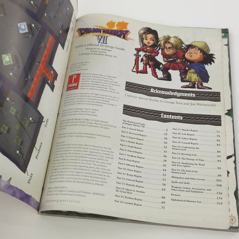 Dragon Warrior VII Prima´s Strategy Guide - PS1 Playstation 1 Lösungsbuch