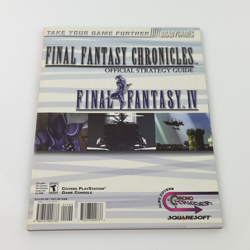 Final Fantasy Chronicles Bradygames Strategy Guide - PS1 Playstation 1 Berater