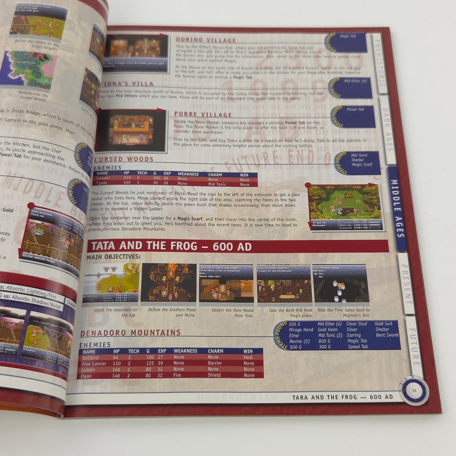 Final Fantasy Chronicles Bradygames Strategy Guide - PS1 Playstation 1 Berater
