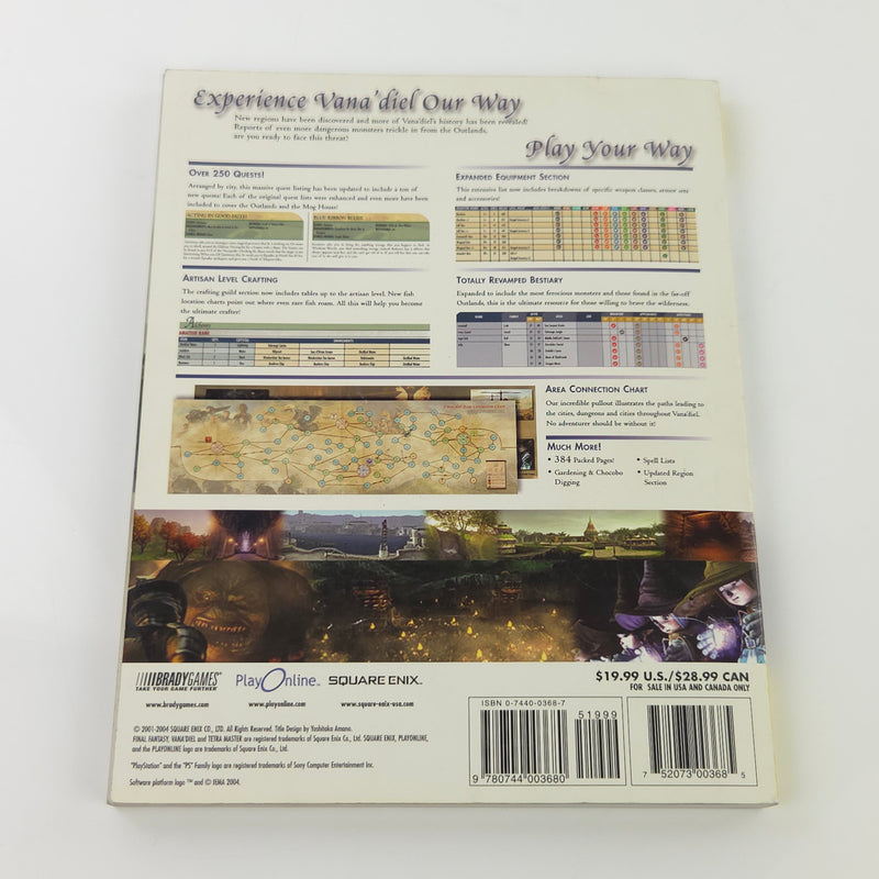 Final Fantasy XI Online Bradygames Strategy Guide - PS1 Playstation 1 Berater