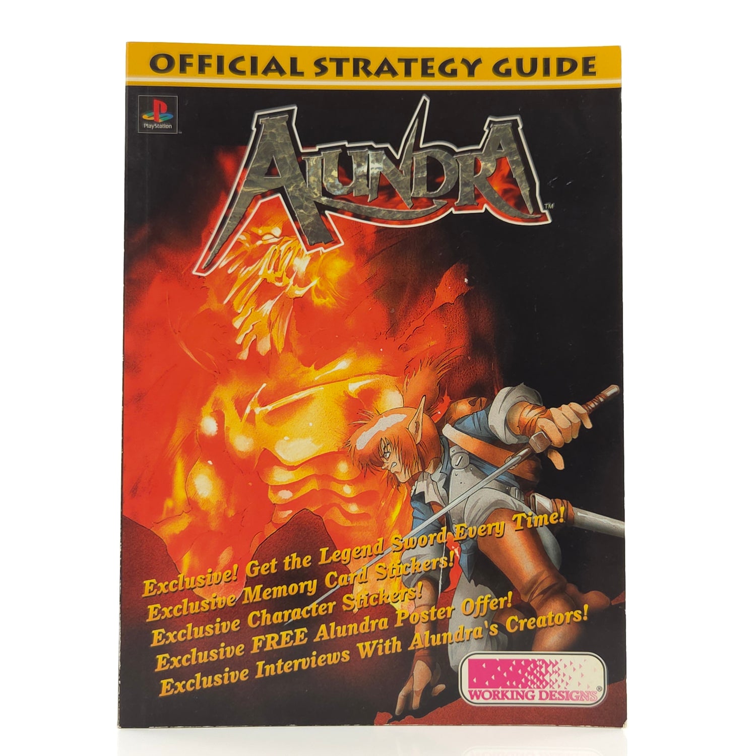 Alundra official Strategy Guide - PS1 Playstation 1 Berater Lösungsbuch