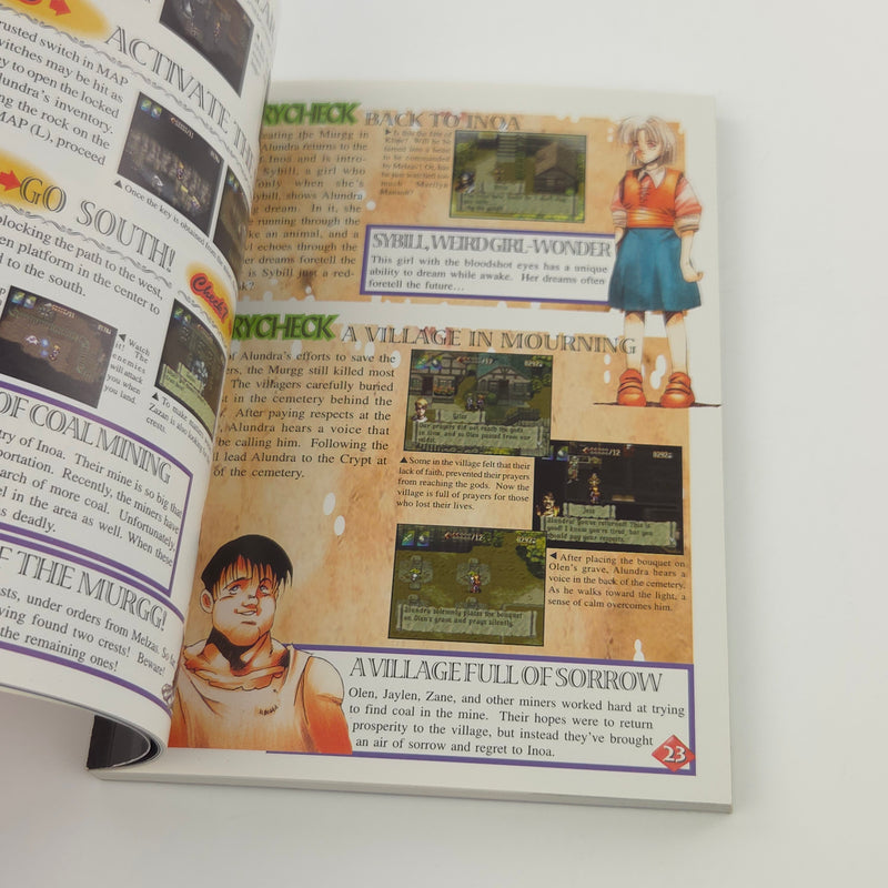 Alundra official Strategy Guide - PS1 Playstation 1 Berater Lösungsbuch
