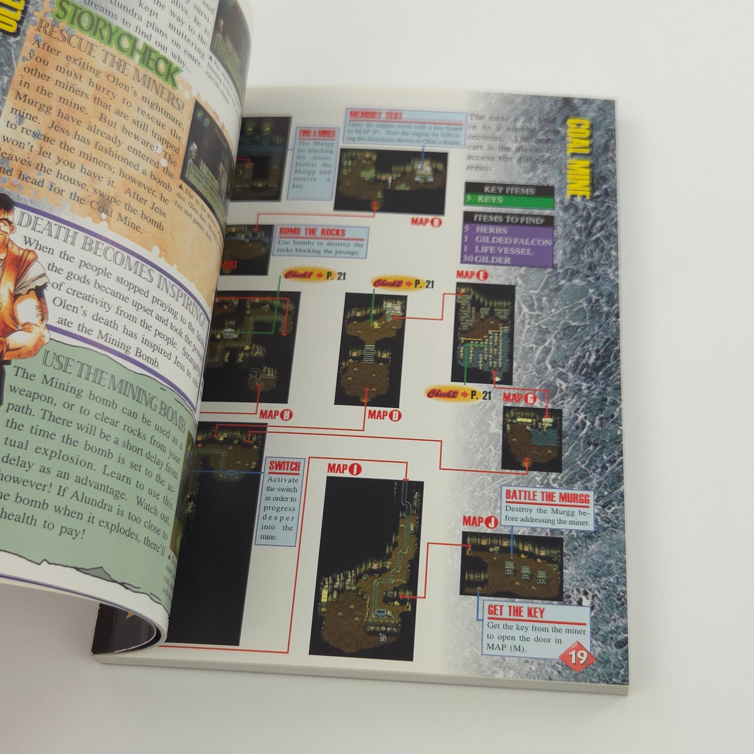 Alundra official Strategy Guide - PS1 Playstation 1 Berater Lösungsbuch