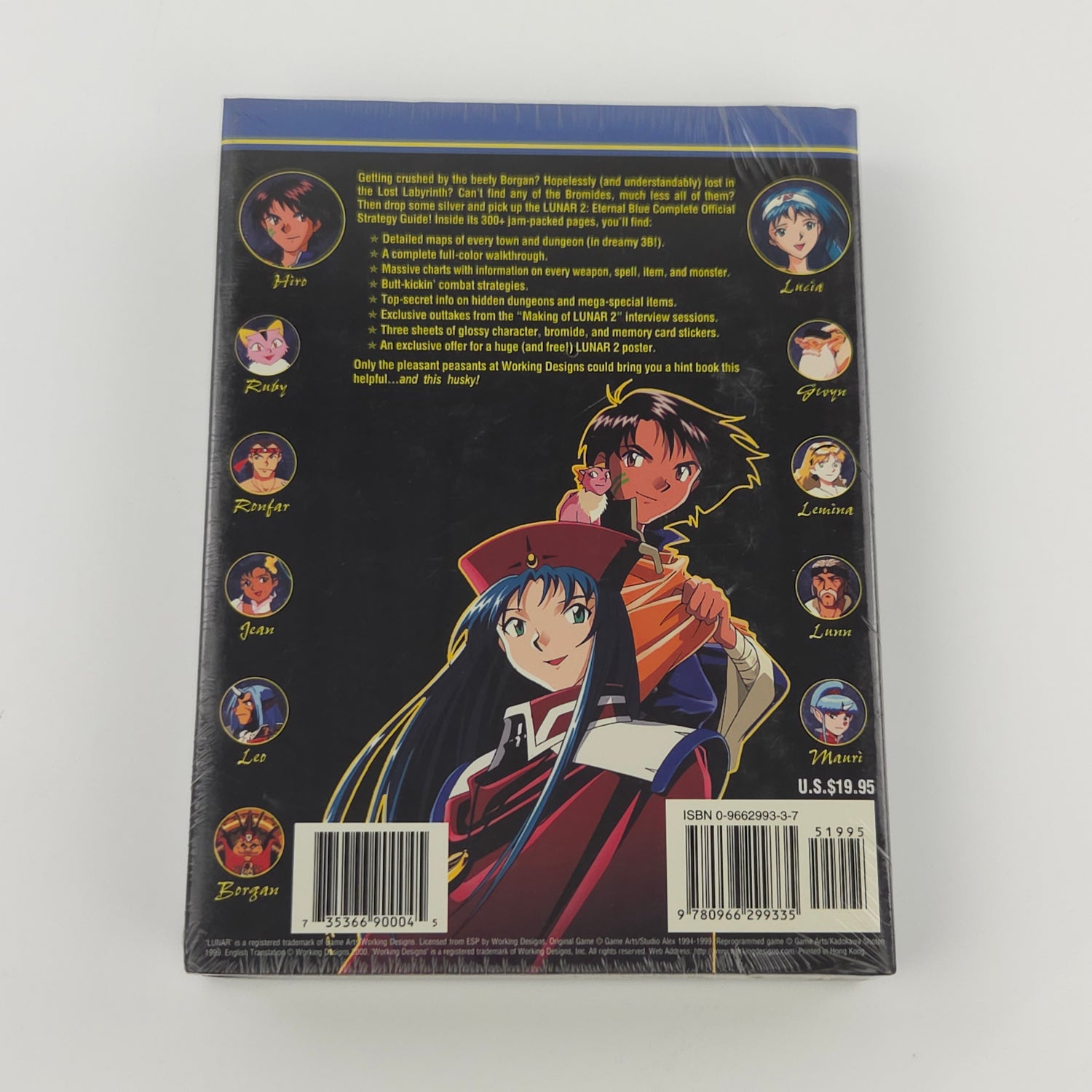 Lunar 2 Eternal Blue Complete official Strategy Guide - Playstation PS1 Berater