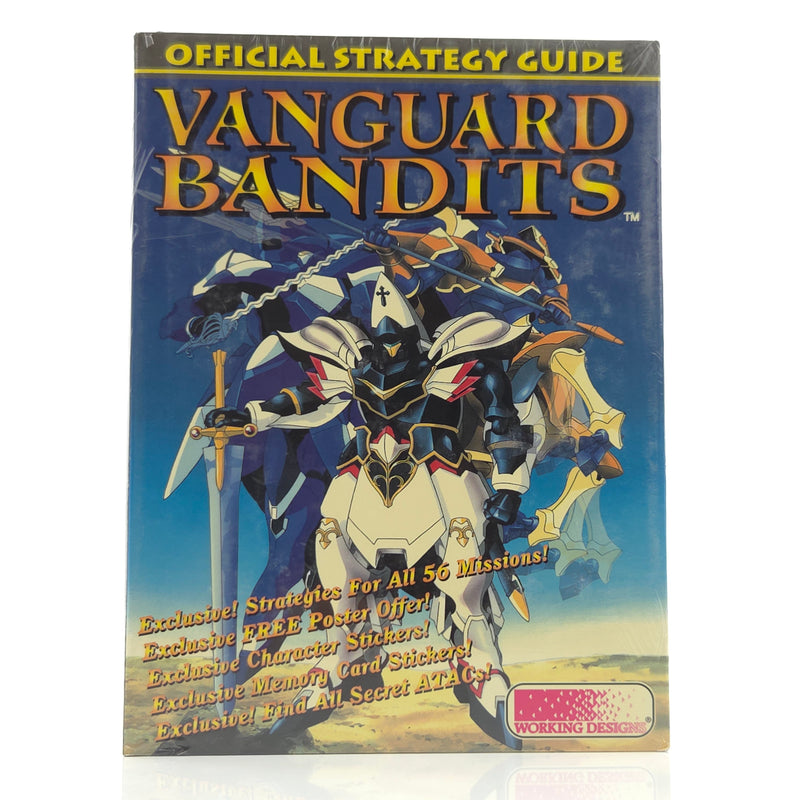 Vanguard Bandits official Strategy Guide - Playstation PS1 Spieleberater NEU