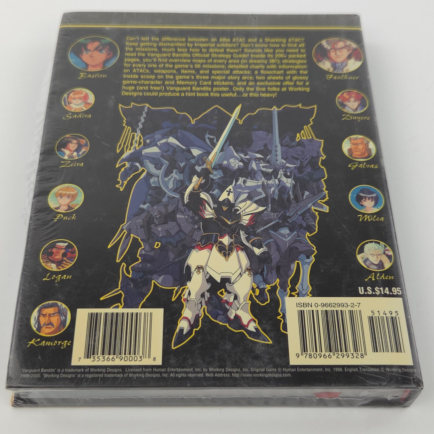 Vanguard Bandits official Strategy Guide - Playstation PS1 Spieleberater NEU
