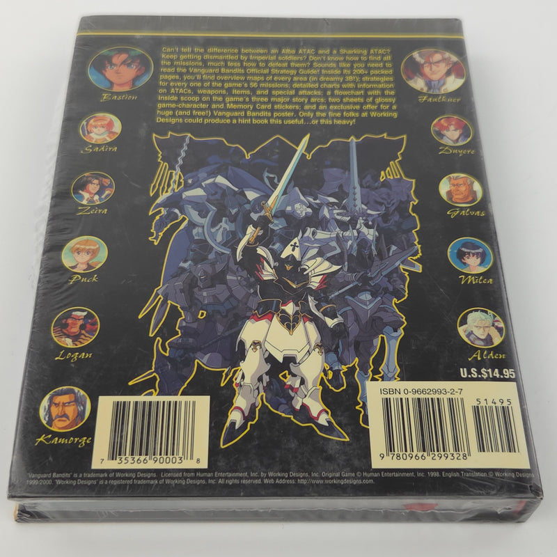 Vanguard Bandits official Strategy Guide - Playstation PS1 Spieleberater NEU